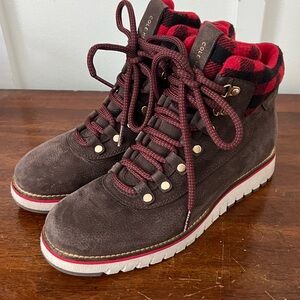 COLE HAAN ZEROGRAND EXPLR GETAWAY WP Brown Women's Hiker Boots 7.5